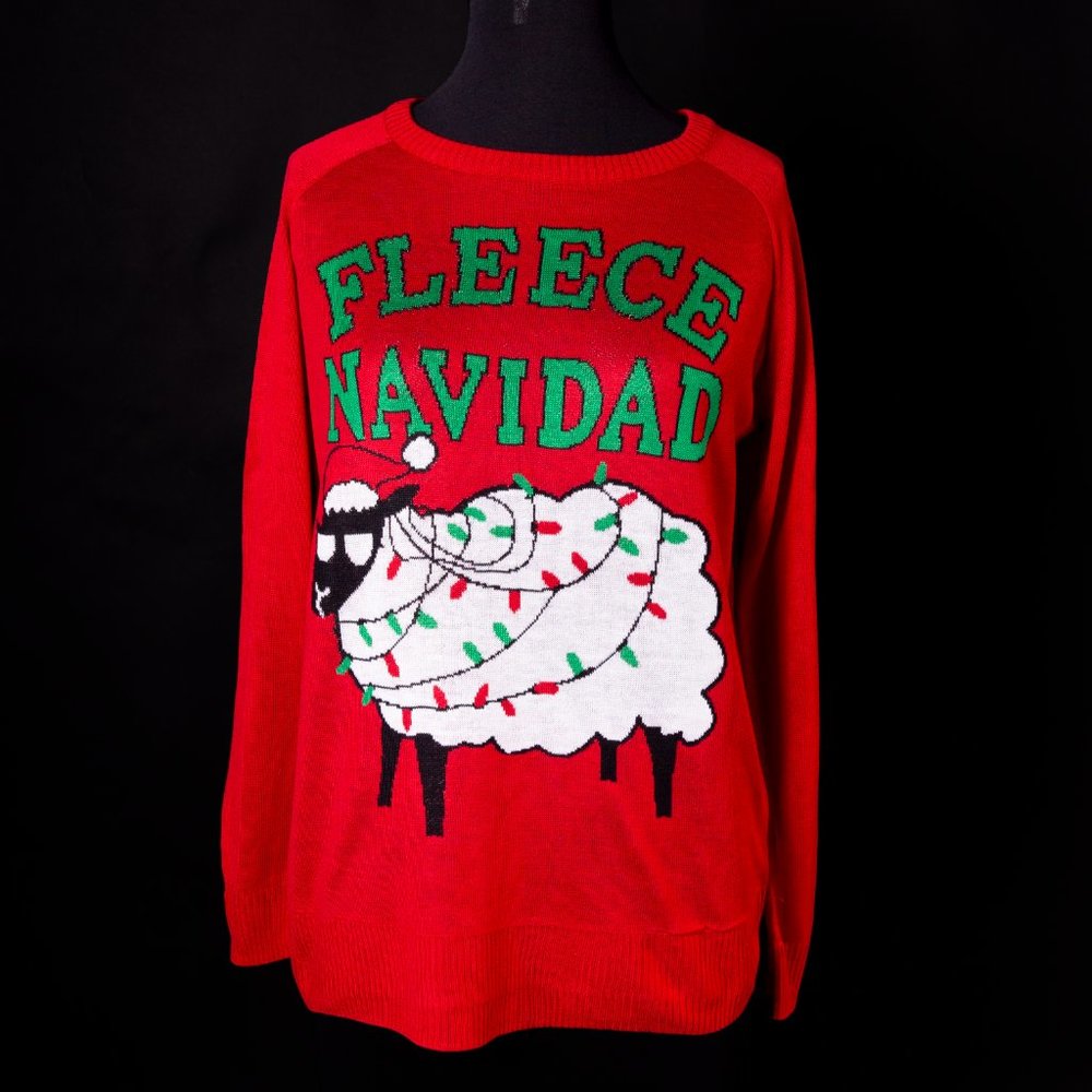 Fleece Navidad Ugly Christmas Sweater